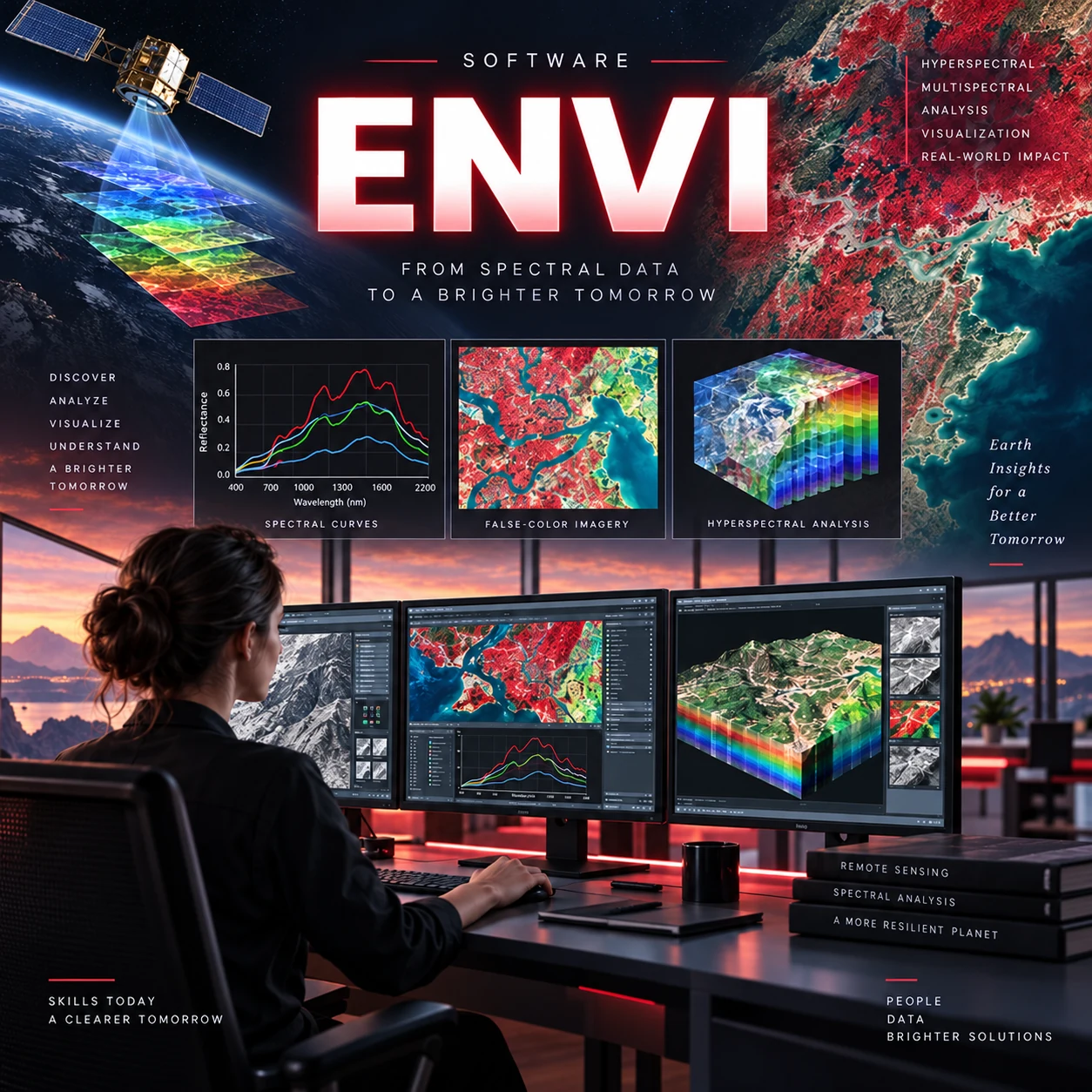 Representación visual de ENVI