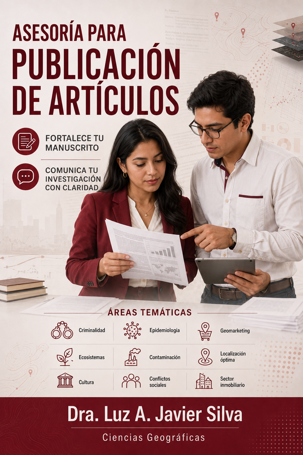 Afiche de Asesoría para publicación de artículos